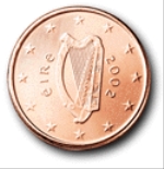 Евроцент Ирландия1а