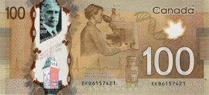 Канадский доллар100р