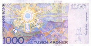Норвежская крона1000р