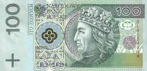 Польский злотый100а