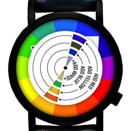 Часы-радуга