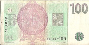 Чешская крона100р