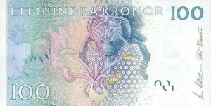 Шведская крона100р