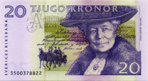 Шведская крона20а