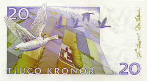Шведская крона20р
