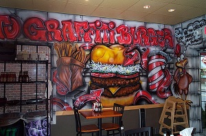 граффити ресторан