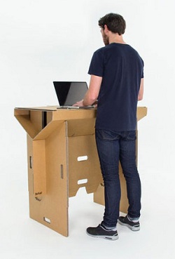 картонный стол