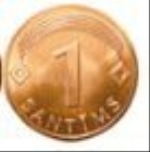 латвийский сантим 1а