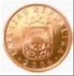 латвийский сантим 2р