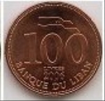 ливанский фунт 100а