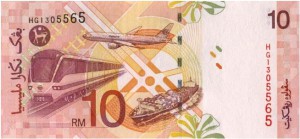 малазийский ринггит 10р