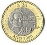 мексиканский песо 20а