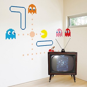 наклейка pac-man