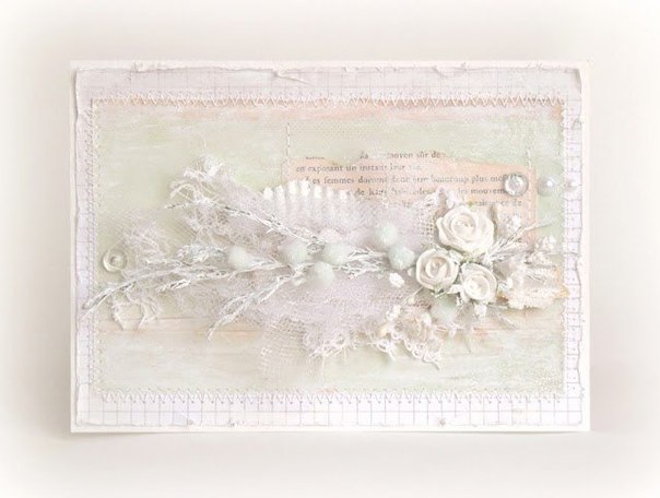 Приглашение на свадьбу в технике скрап-букинга