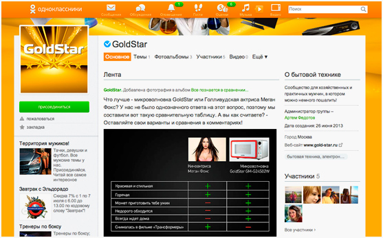 пример отличной группы