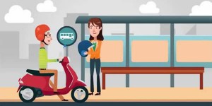 Скутер - удобное средство передвижения по городу