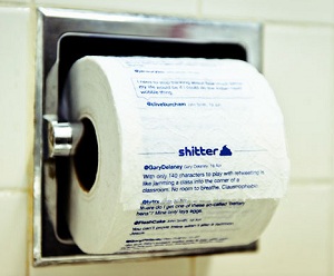 туалетной бумаги с твиттами