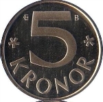 шведская крона 5a