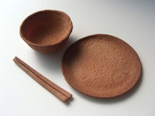 Посуда из галет