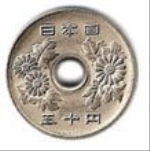 японская иена 5-p