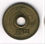 японская иена 5p