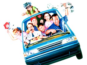 Семья на выезде