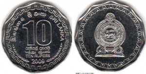 10 рупий шри