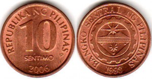 10 сентимо филип