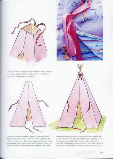 Детский вигвам своими руками