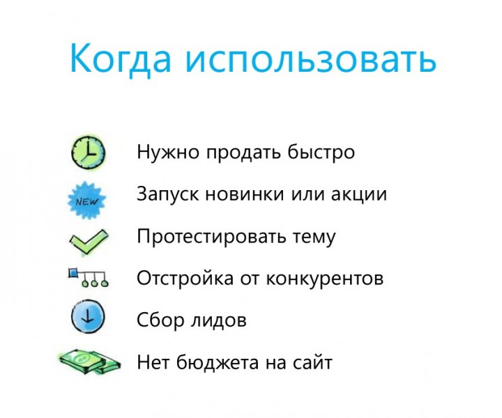 Создание лендинга - это просто! Когда лучше всего использовать одностраничные сайты