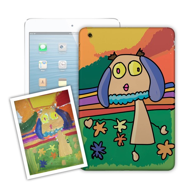 Печать на айфон по рисунку сына или дочери клиента