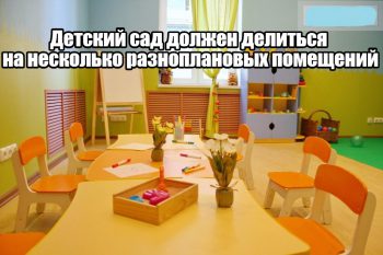 Помещения для детского сада