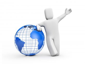 Business concept - isolated on white