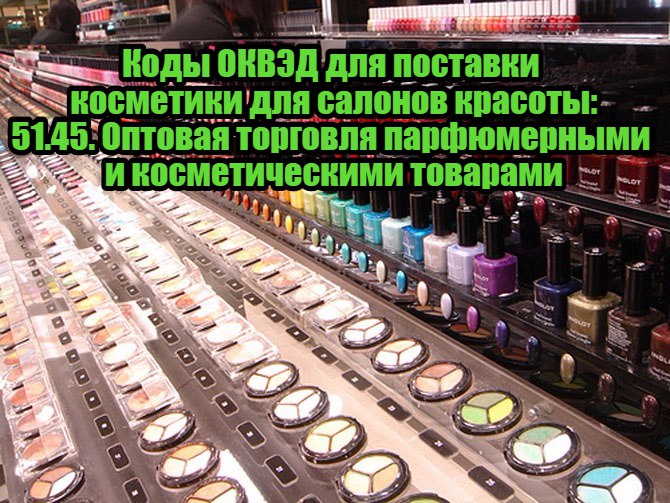Коды ОКВЭД для осуществления предпринимательской деятельности