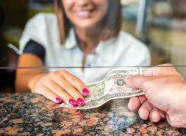 Оплата наличными деньгами