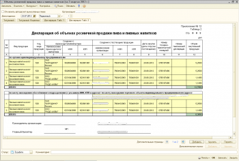 Декларация по алкоголю 