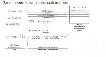 Срок чековой книжки 