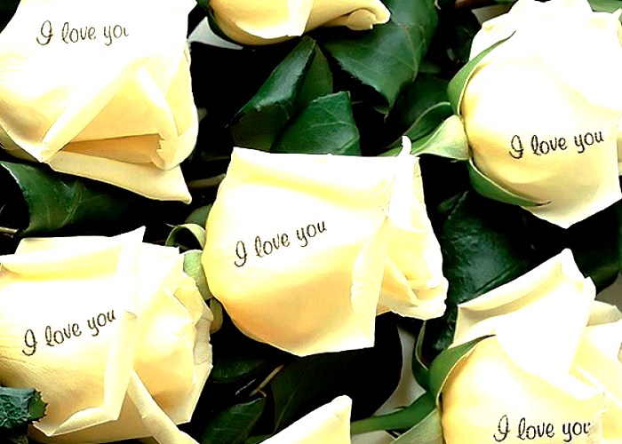 Печать на цветах