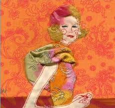 Картина из ткани