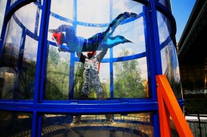 Полет в аэродинамической трубе