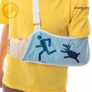 Поддерживающая повязка для загипсованной руки